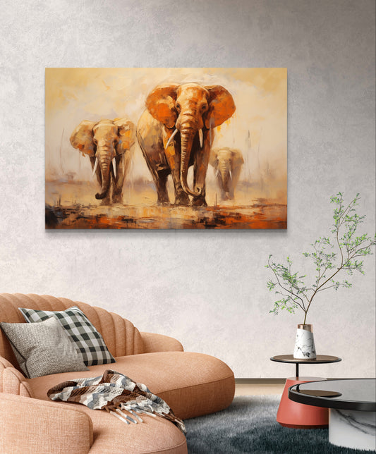 Mystic Elephant 008 Canvas Painting