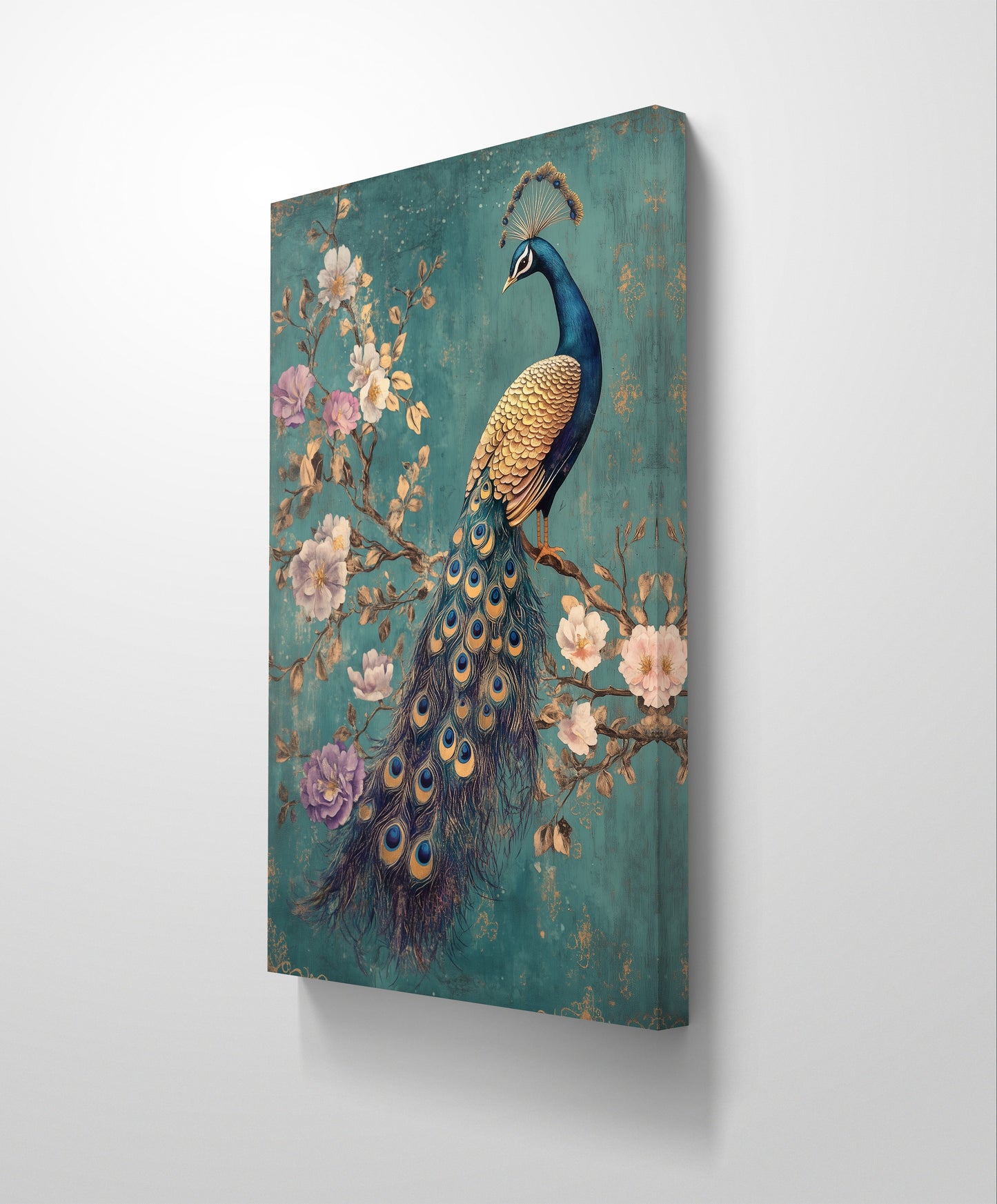 Majestic Peacock 002 Canvas Painting