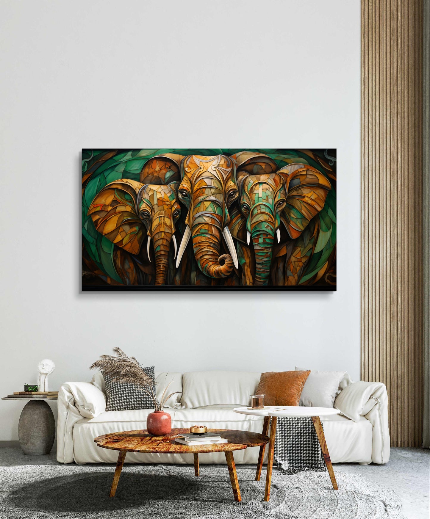 Mystic Elephant 006 Canvas Painting