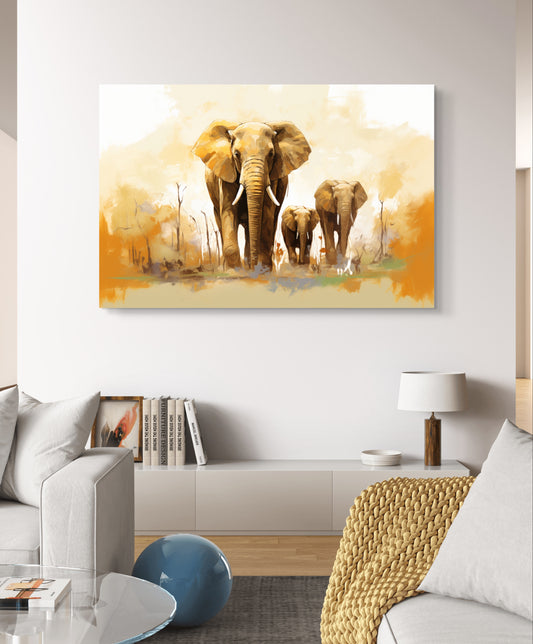 Mystic Elephant 005 Canvas Painting