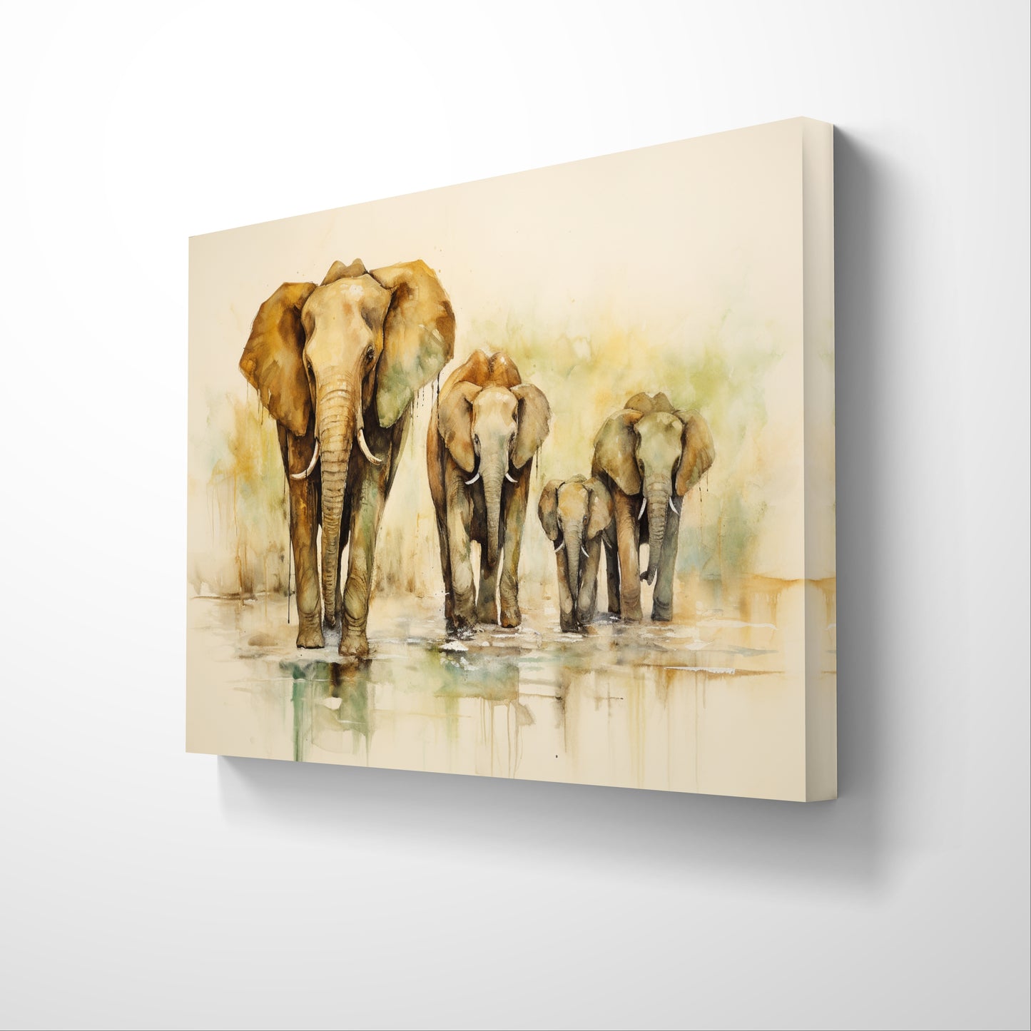 Mystic Elephant 003 Canvas Painting