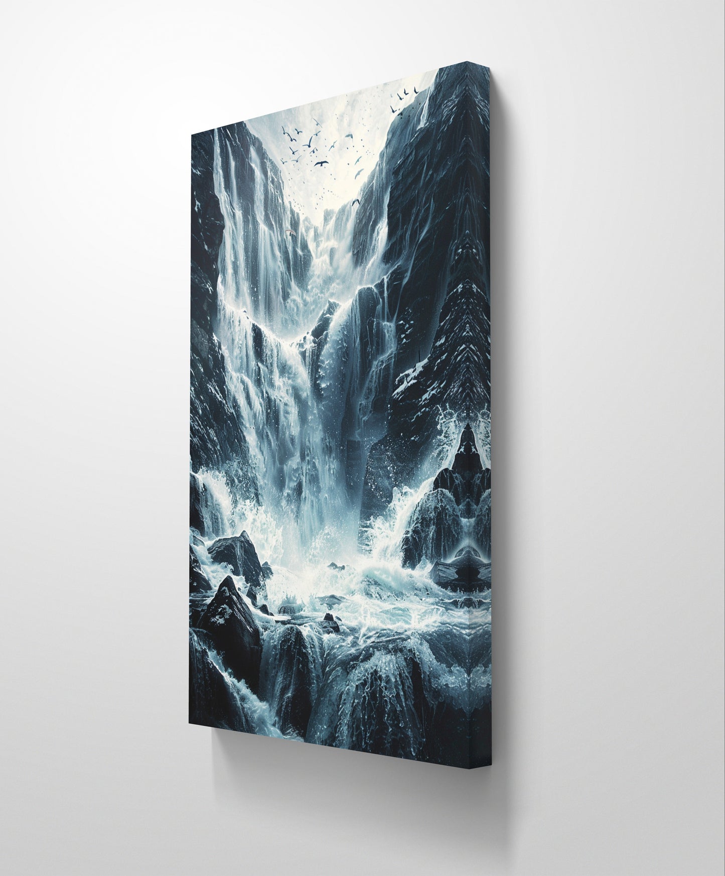 Pure Waterfall Canvas Painting