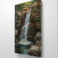 Peaceful Waterfall Canvas Painting