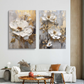 Elegant Whites Canvas Painting