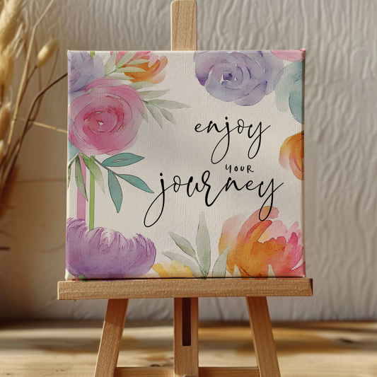 Enjoy your Journey Mini Canvas Paintings