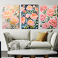 Floral Serenade Canvas Painting