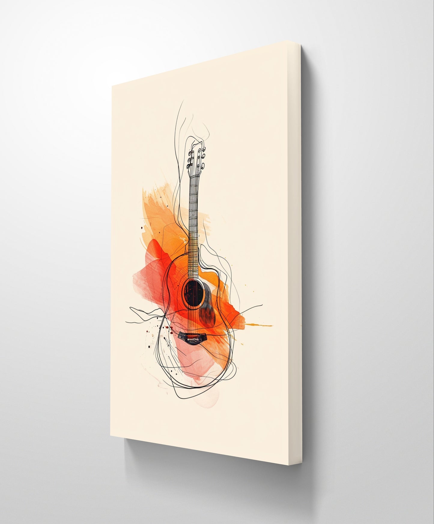 Guitar Melody 001 Canvas Painting