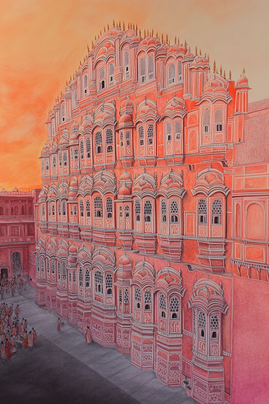 Hawa Mahal [Jaipur] Canvas Painting