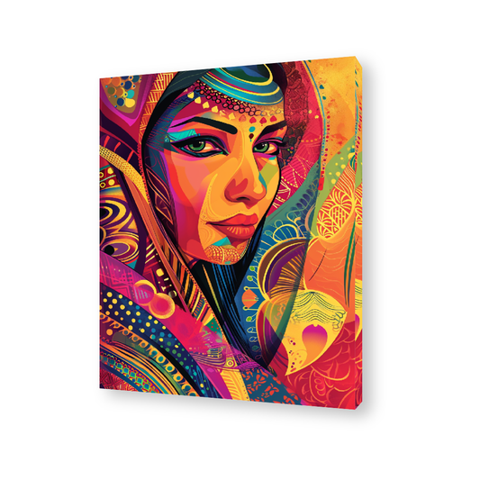Indian Beauty Canvas Painting