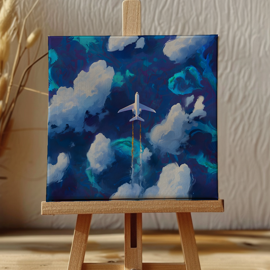 Into the cloud Mini Canvas Painting