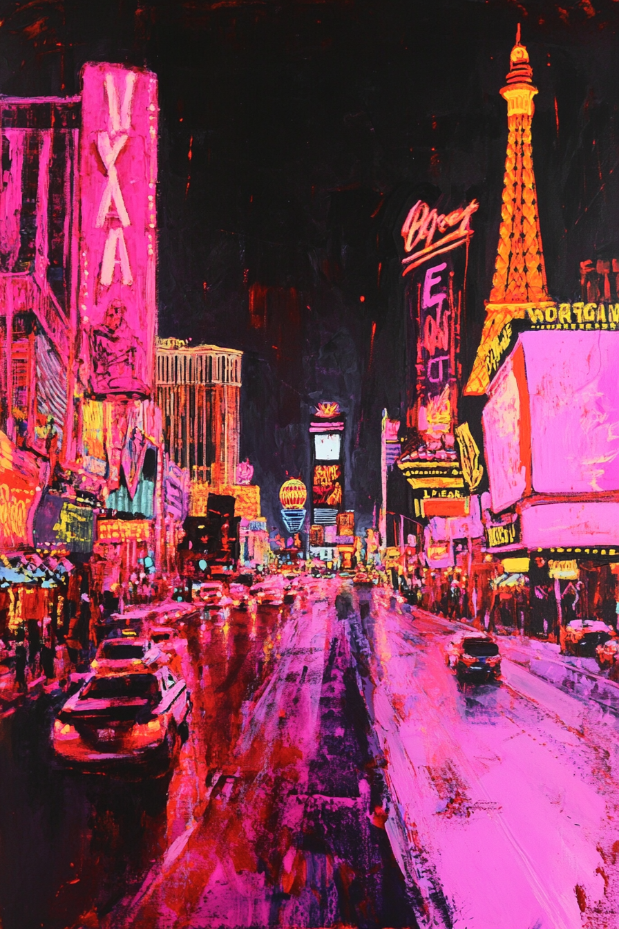 Las Vegas Canvas painting