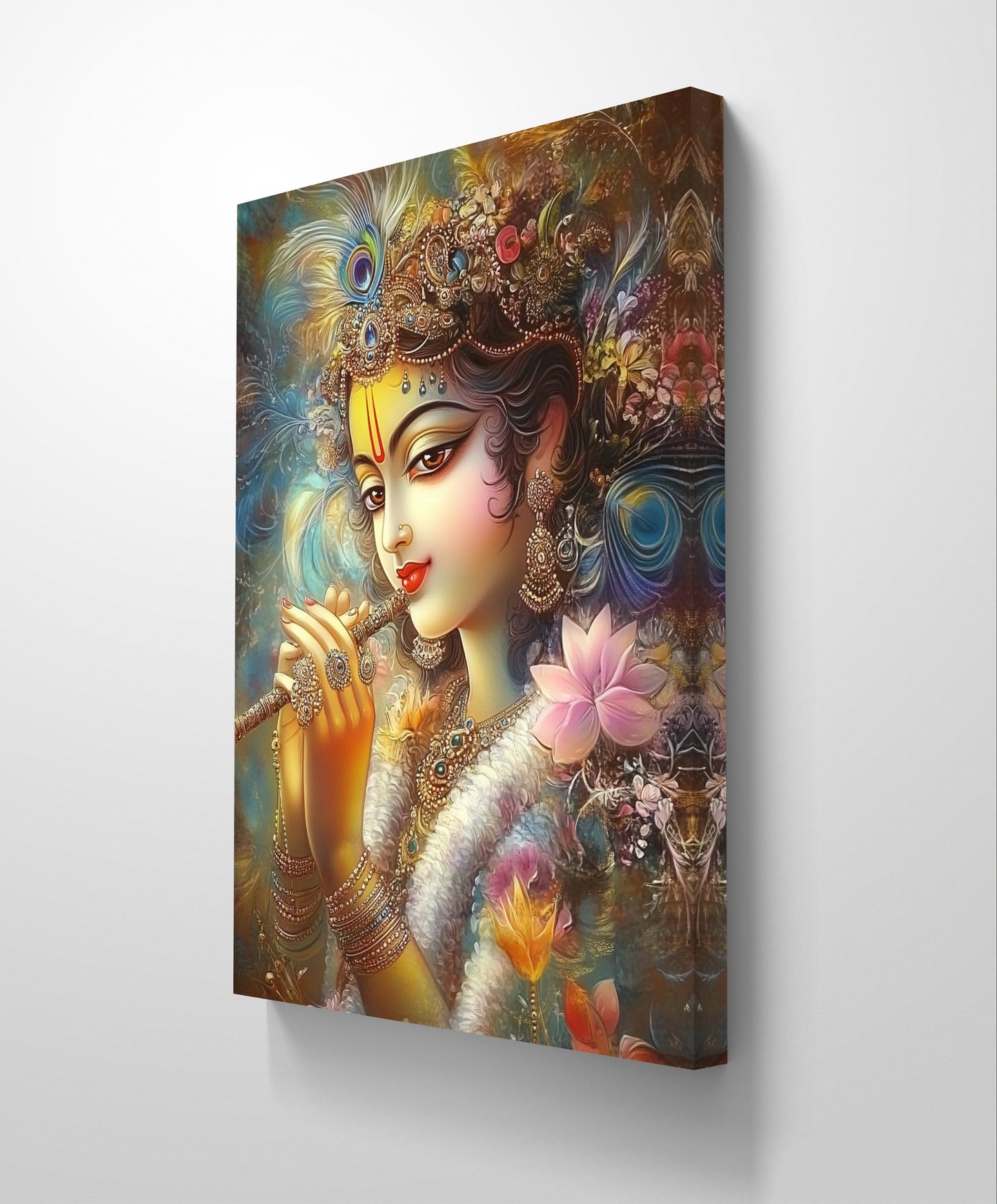 Lord Krishna 003 Canvas Painting