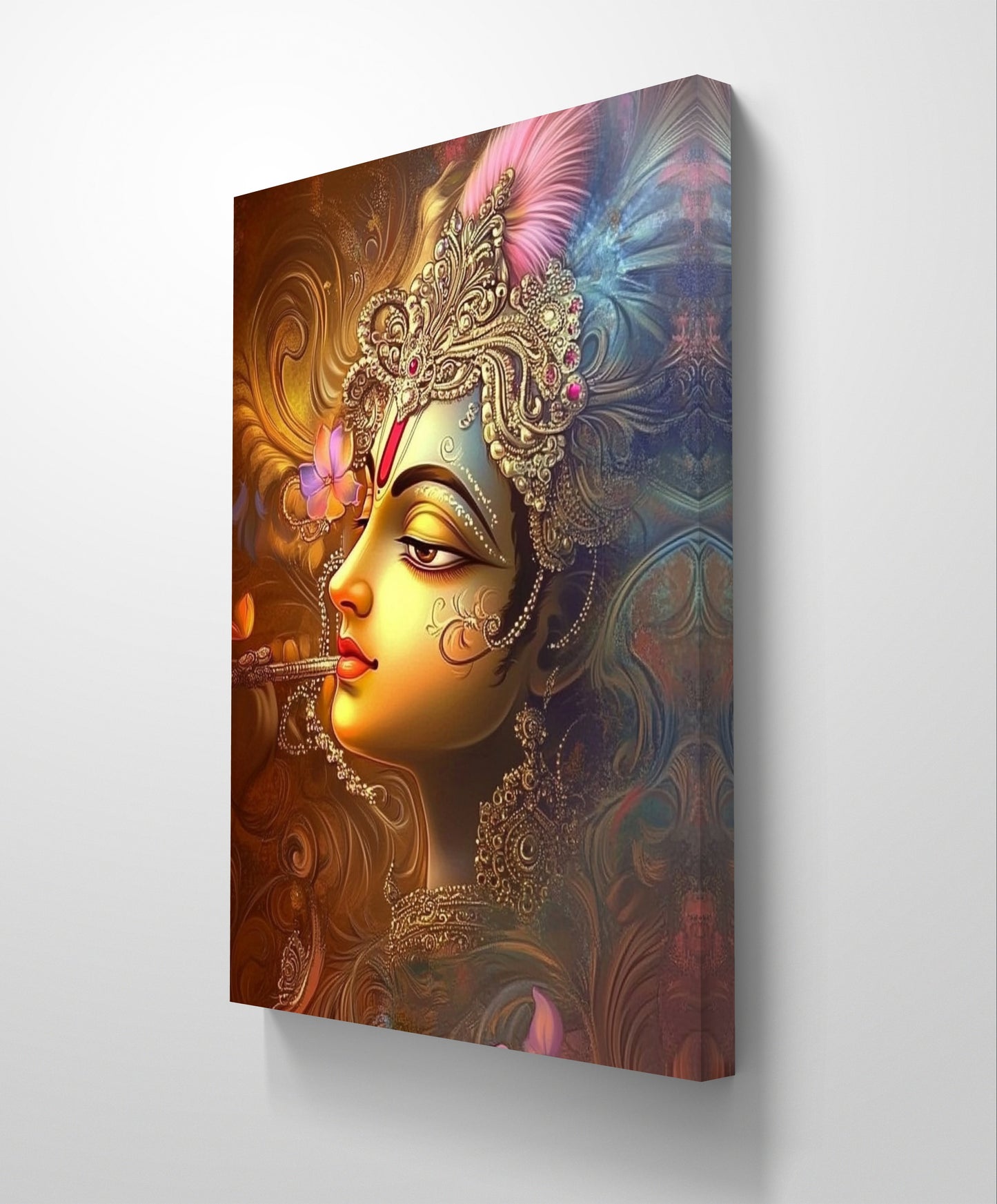 Lord Krishna 004 Canvas Painting