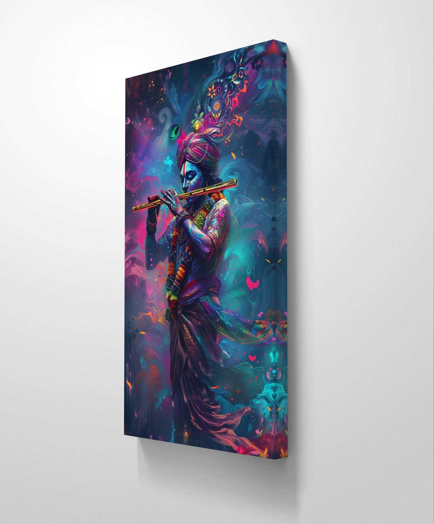 Lord Krishna 006 Canvas Painting