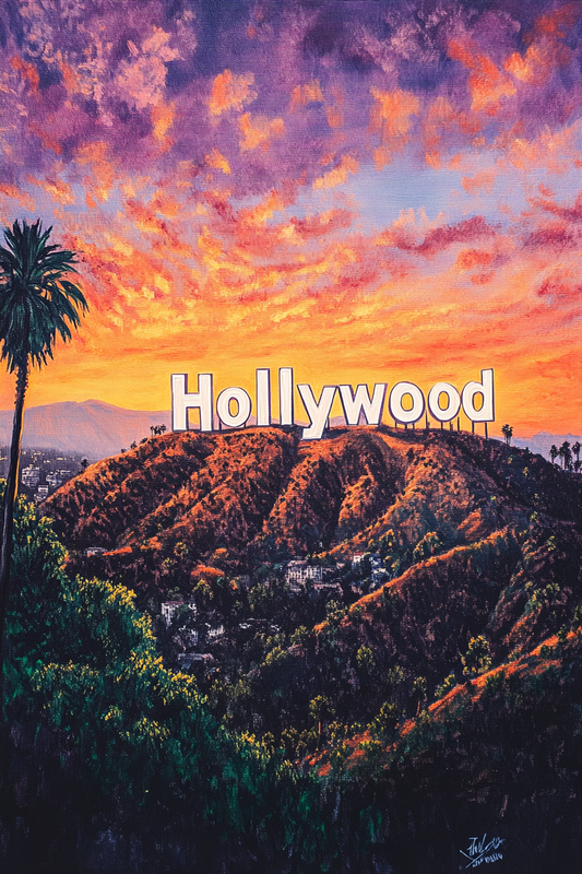 Los Angeles Canvas Painting