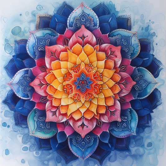 Mandala Art Canvas Painting