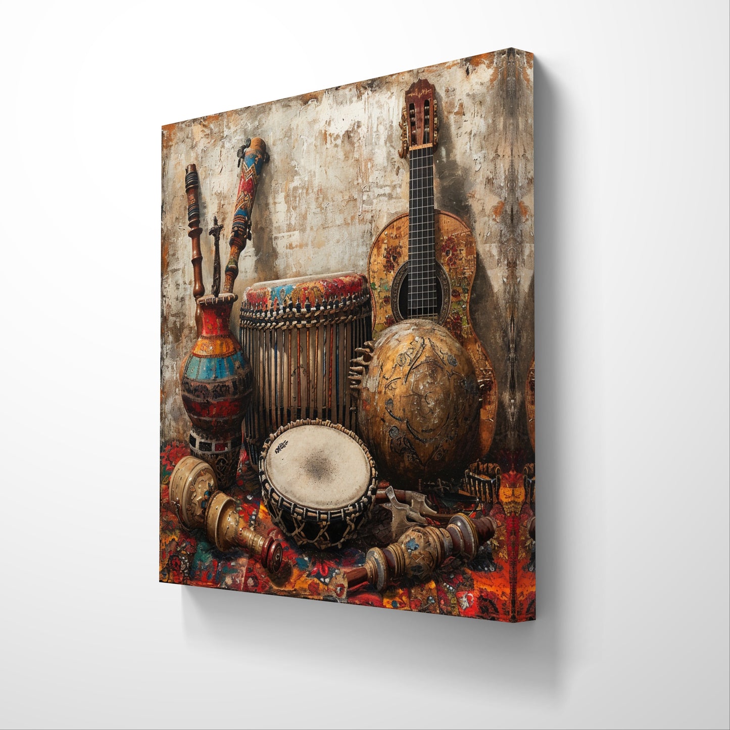 Musical Set Canvas Painting