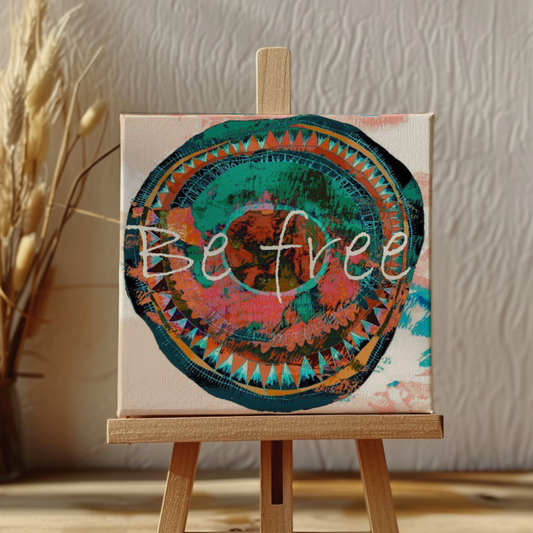 Be Free Mini Canvas Painting