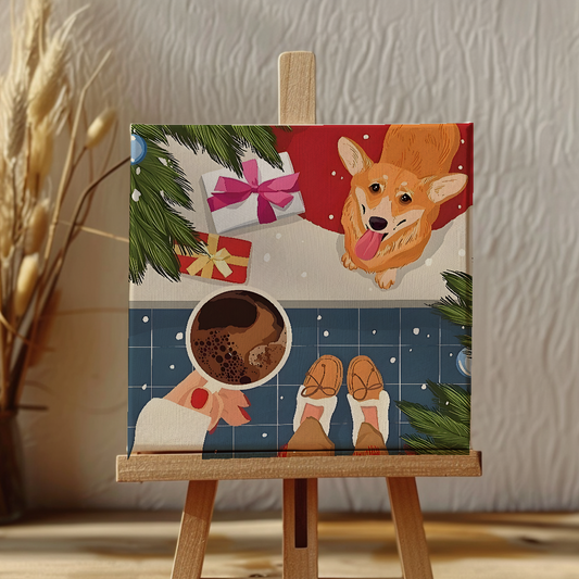 Merry Moment Mini Canvas Painting