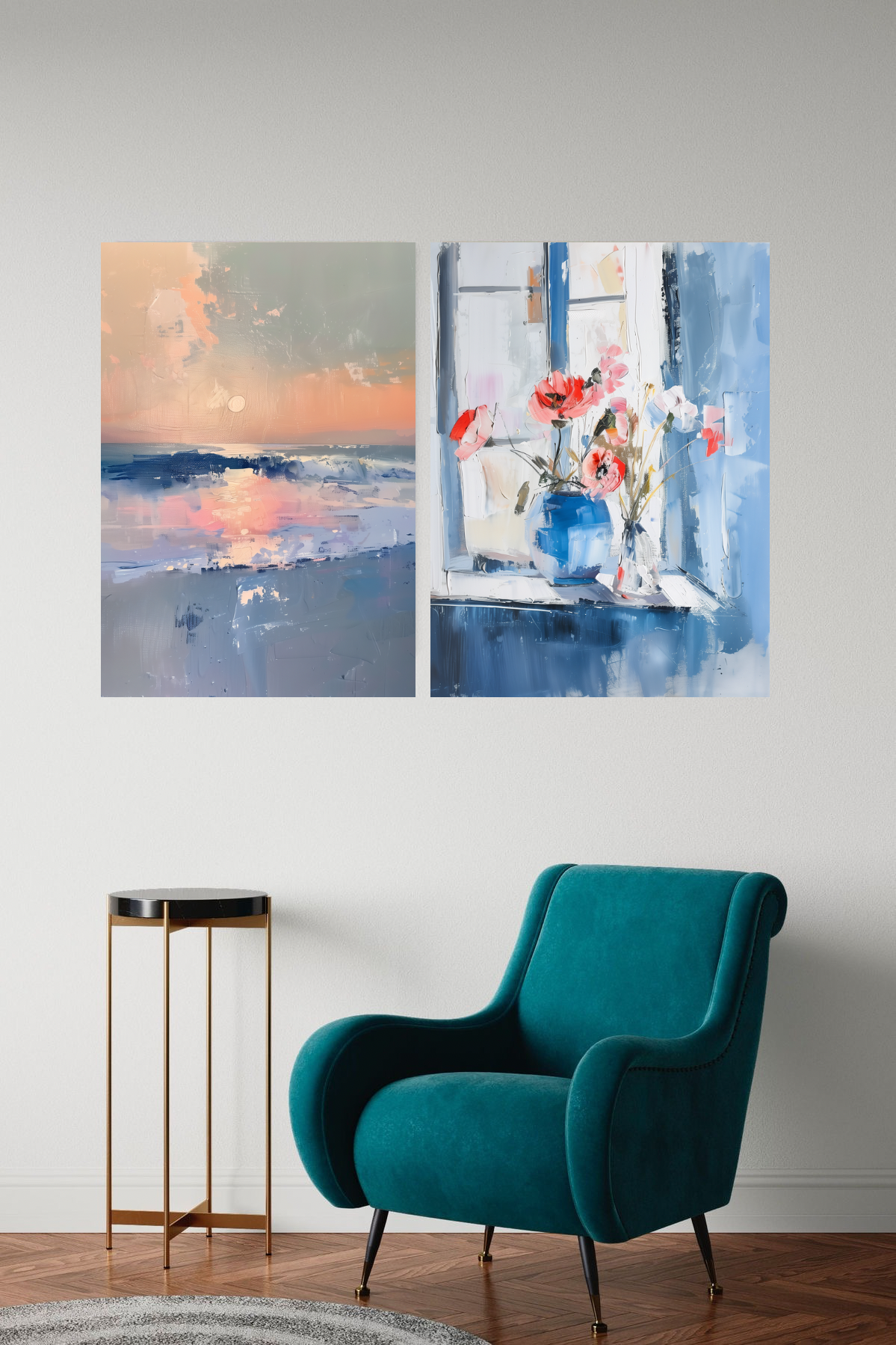 Ocean Reflection Canvas Painting