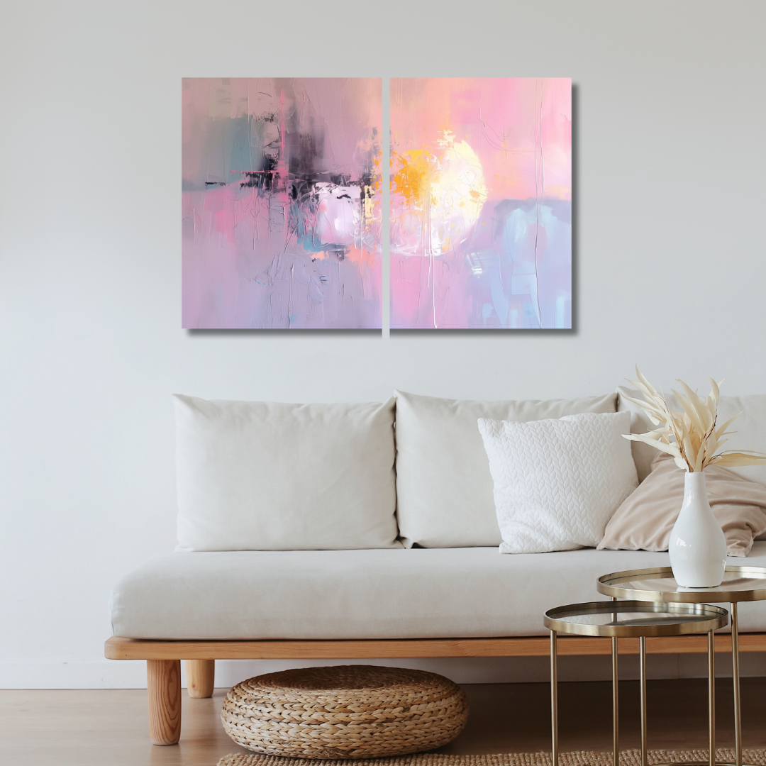 Pink Delight Canvas Painting