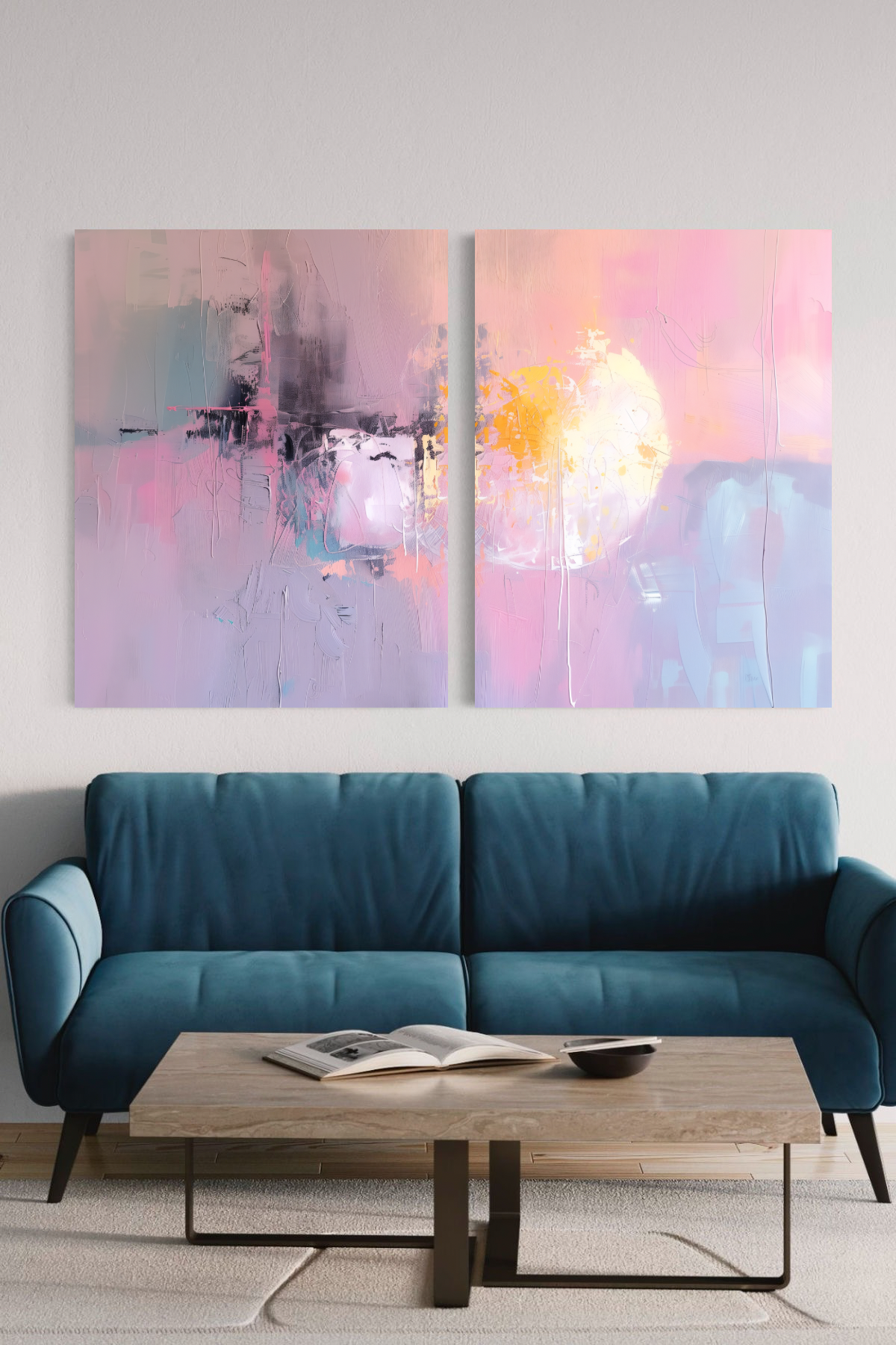 Pink Delight Canvas Painting