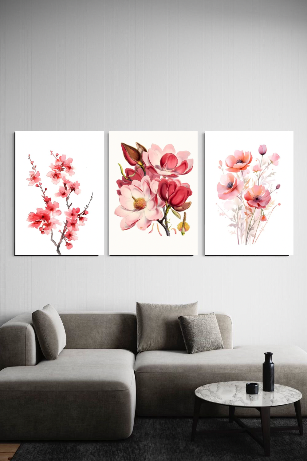 Pink Petal Canvas Painting