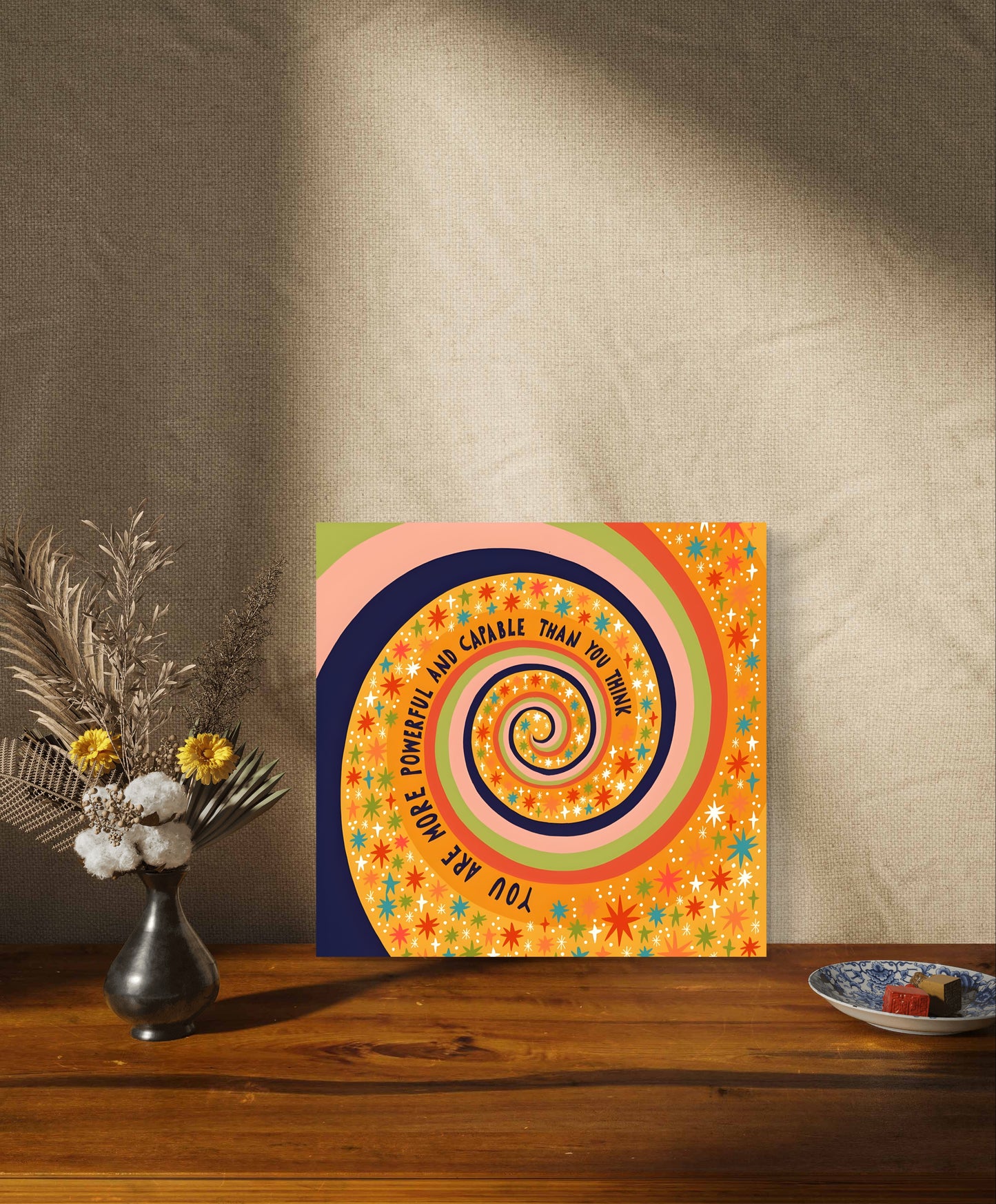 Playful Circles Canvas Frames