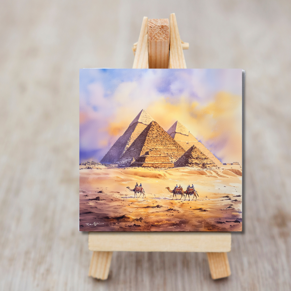 Pyramids of Giza Canvas Frames – Genie Art