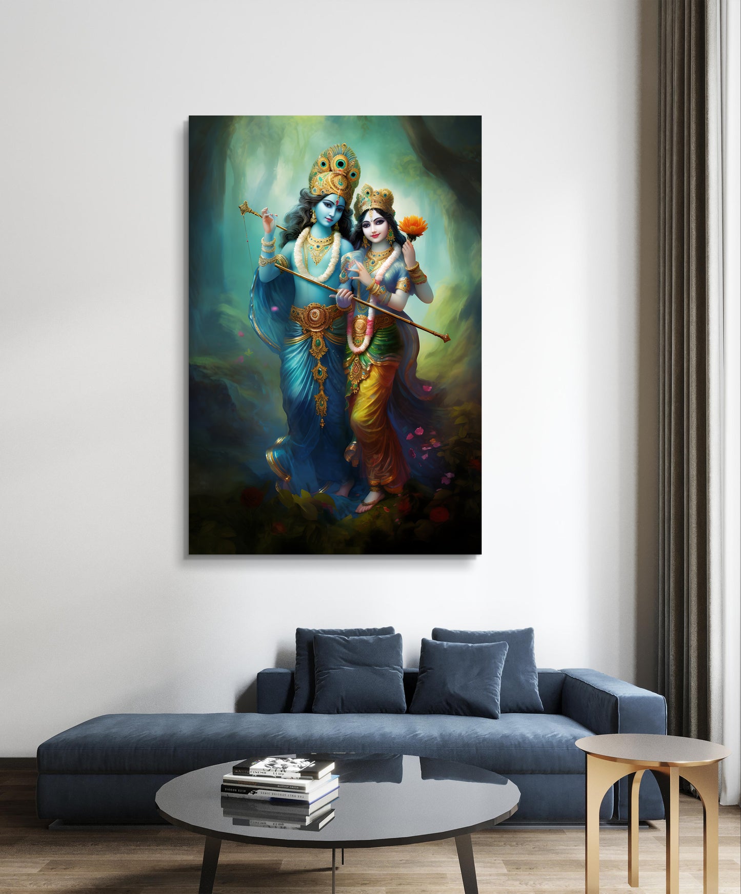 Radha Krishna 003 Canvas Painting