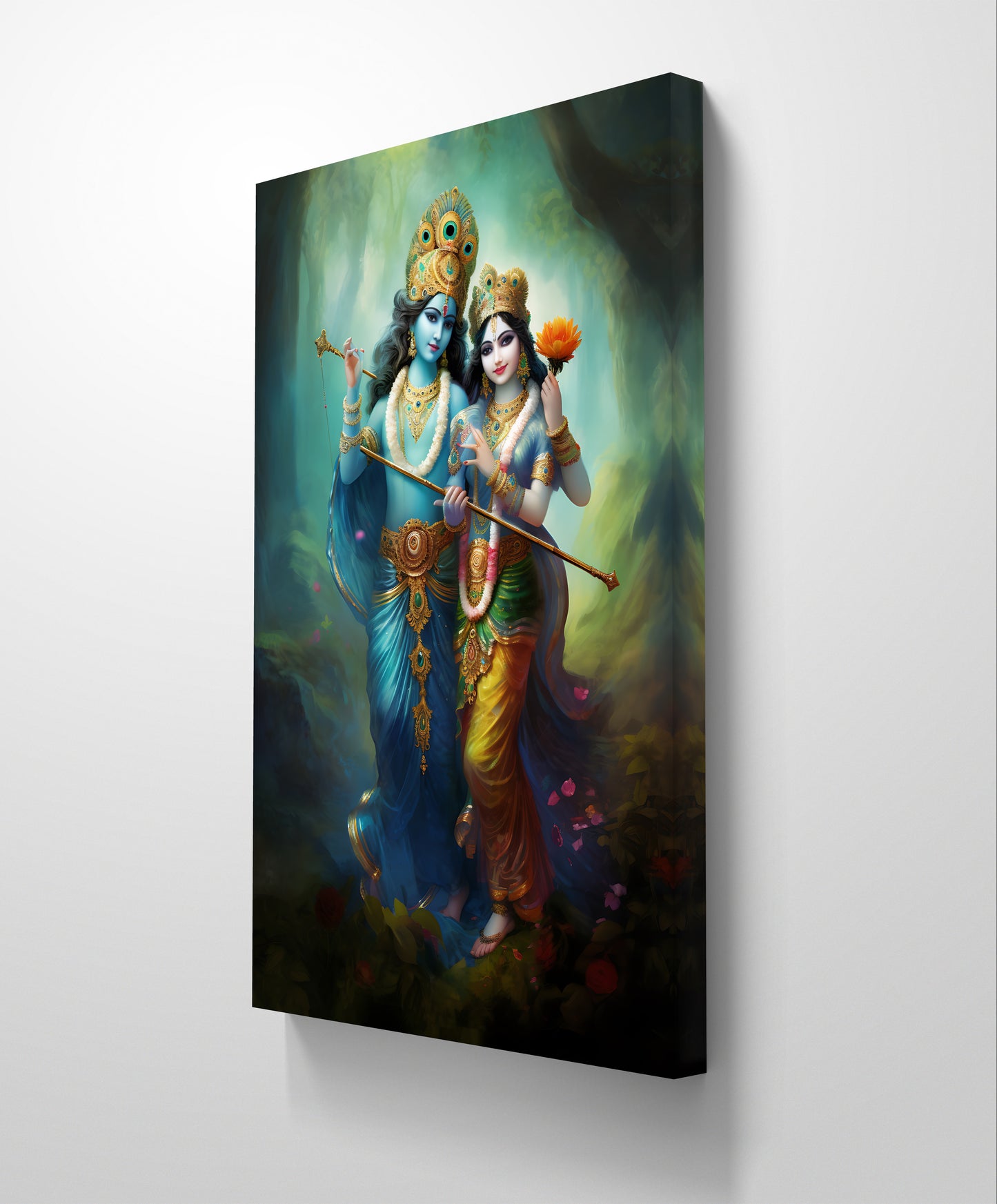 Radha Krishna 003 Canvas Painting