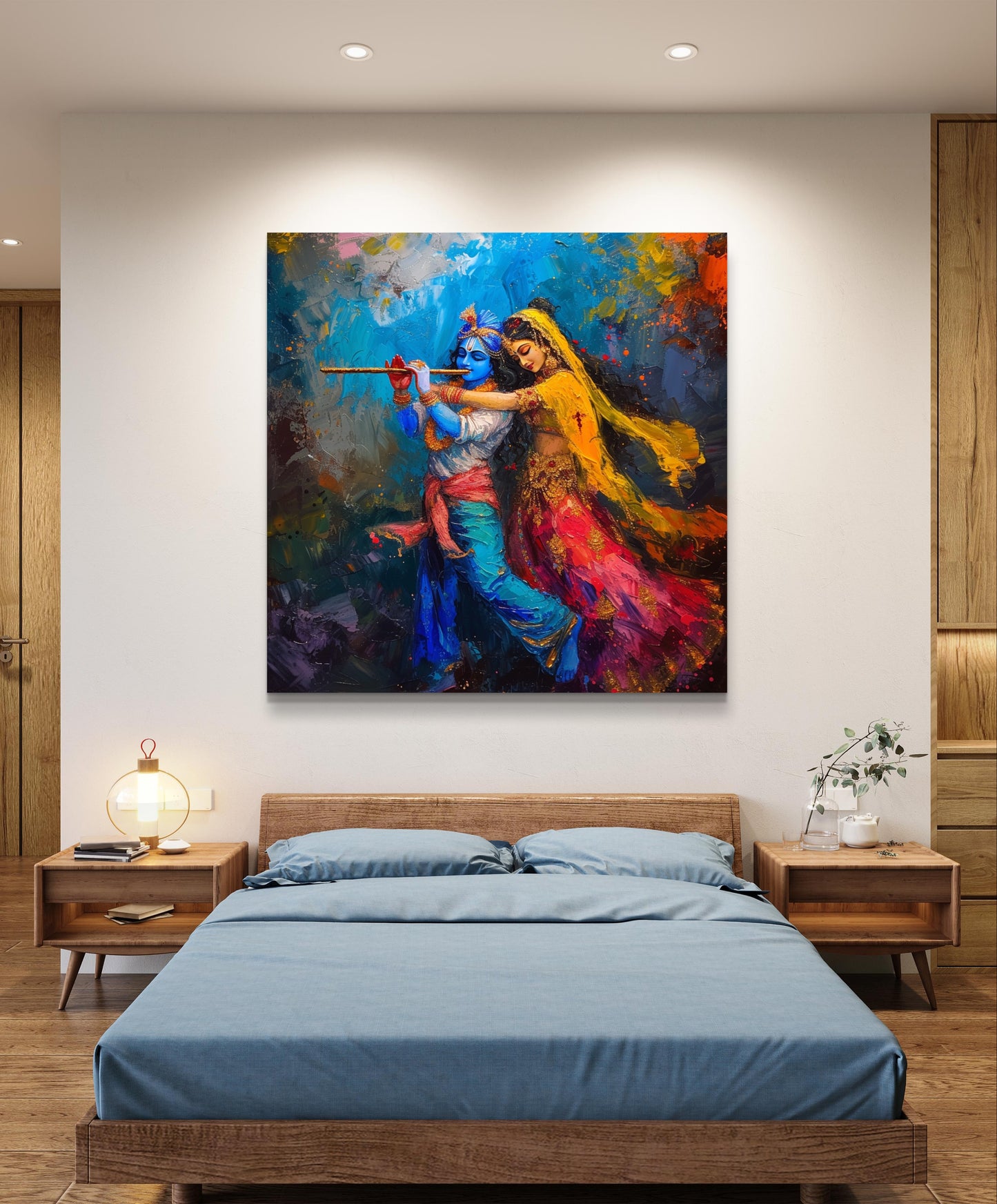 Radha Krishna 004 Canvas Painting