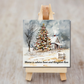 Snowy Scene Canvas Frames