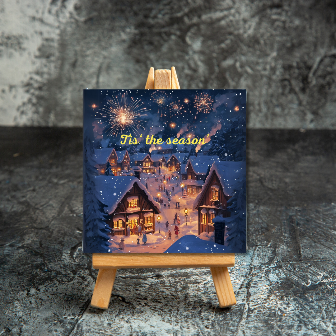 Snowy Night Canvas Frames