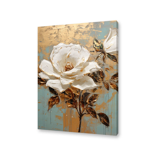 Teal Beauty Canvas Painting