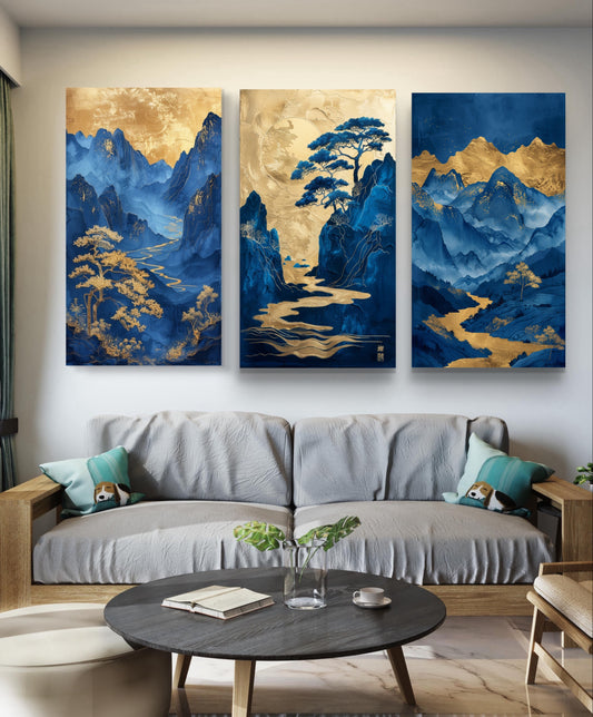 Turquiose Oasis Canvas Painting