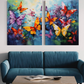 Vivid Wings Canvas Painting