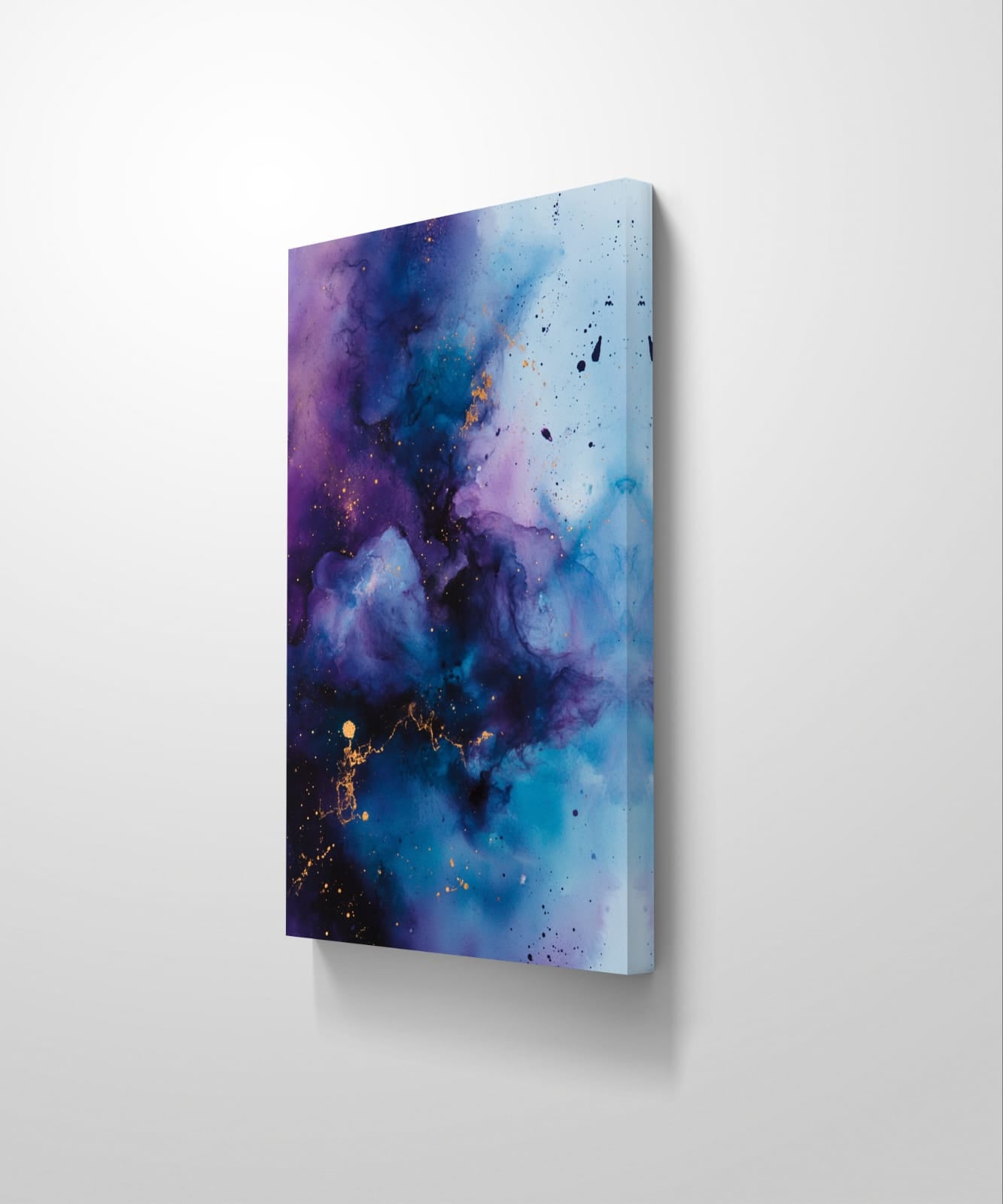 Fluorescent nebula 002 Canvas Painting