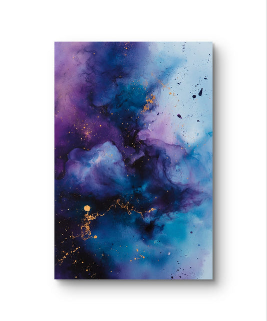 Fluorescent nebula 002 Canvas Painting