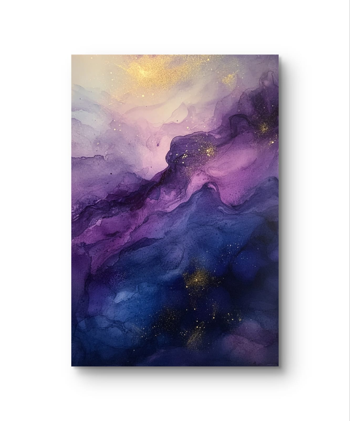 Fluorescent nebula 001 Canvas Painting