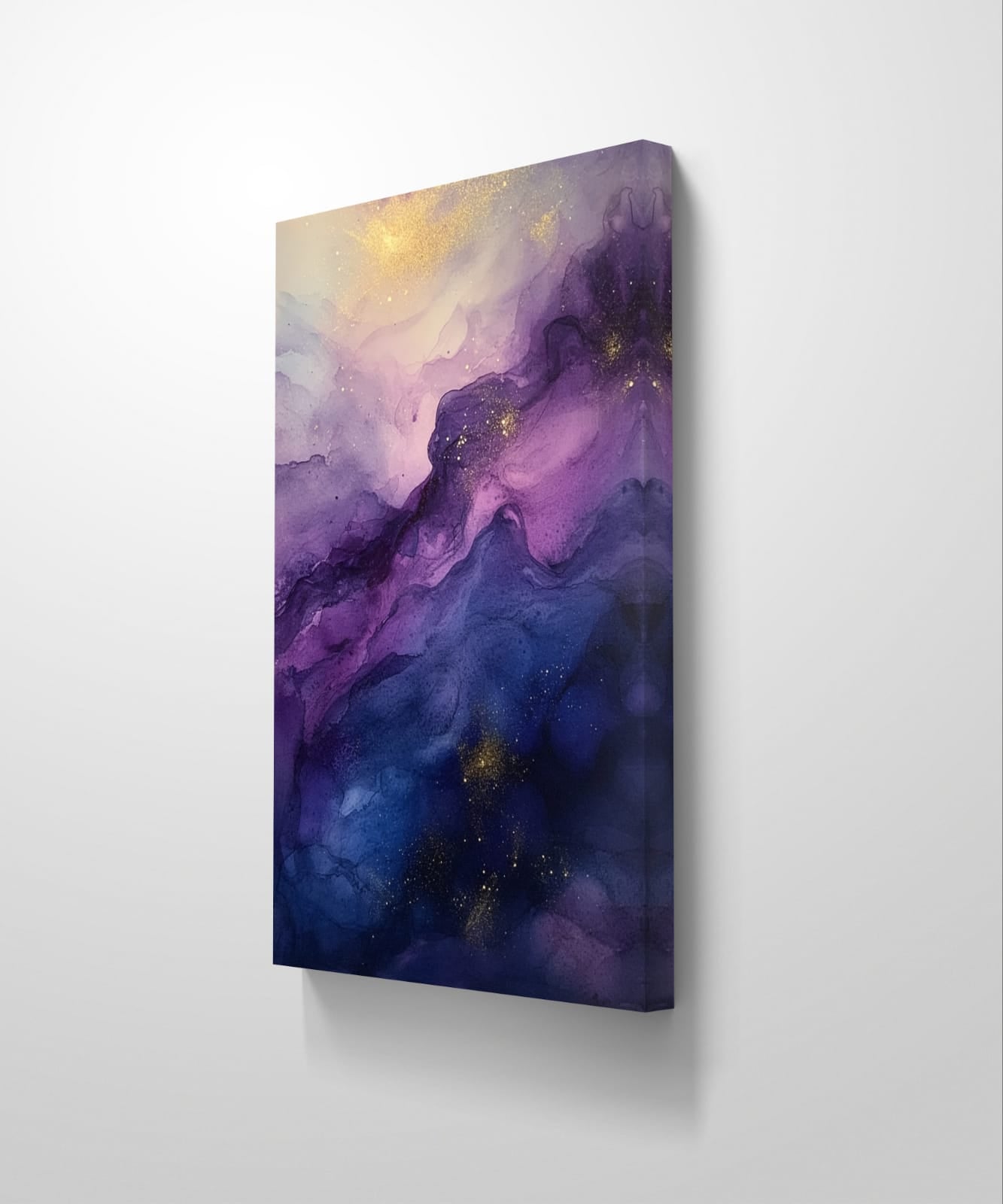 Fluorescent nebula 001 Canvas Painting