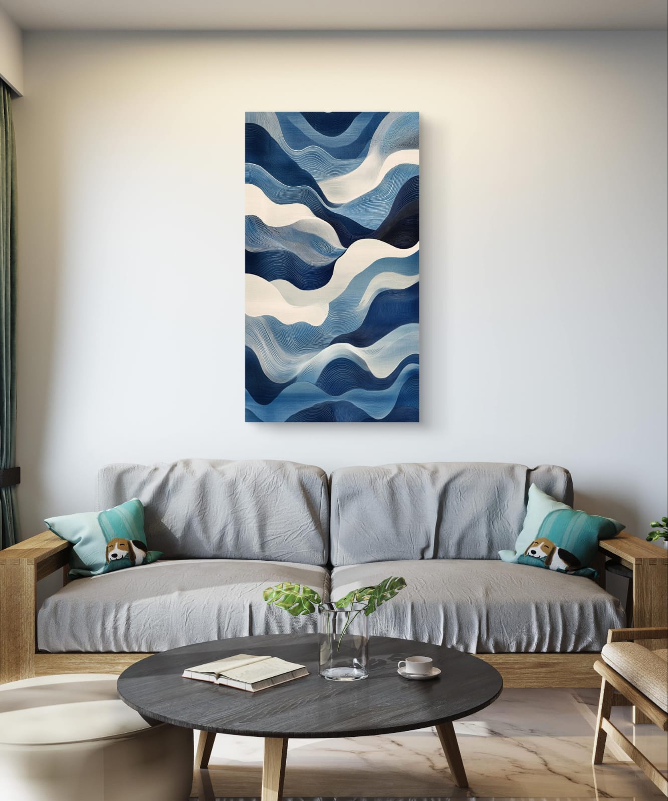 Waves of emotion Canvas Painting