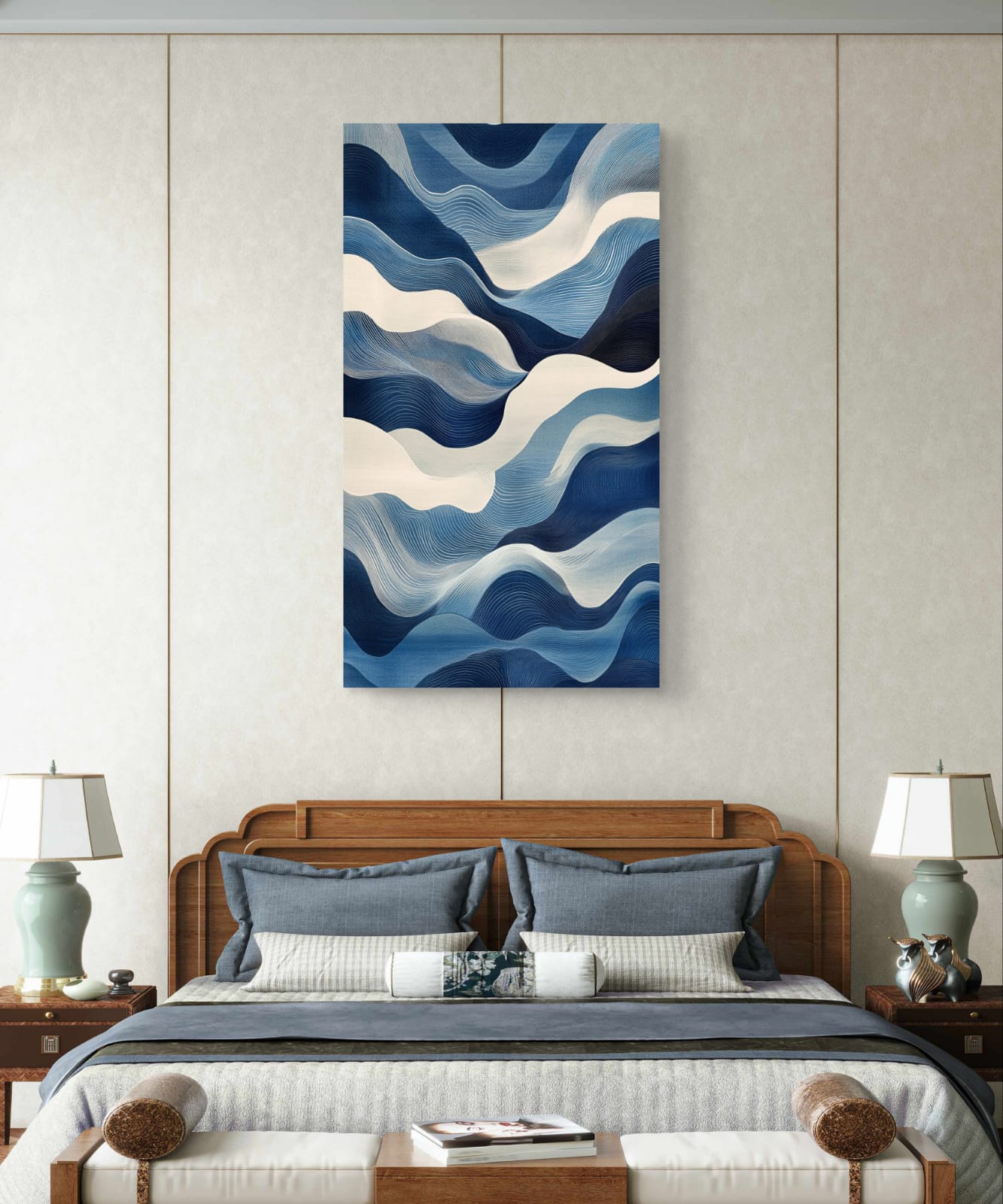 Waves of emotion Canvas Painting