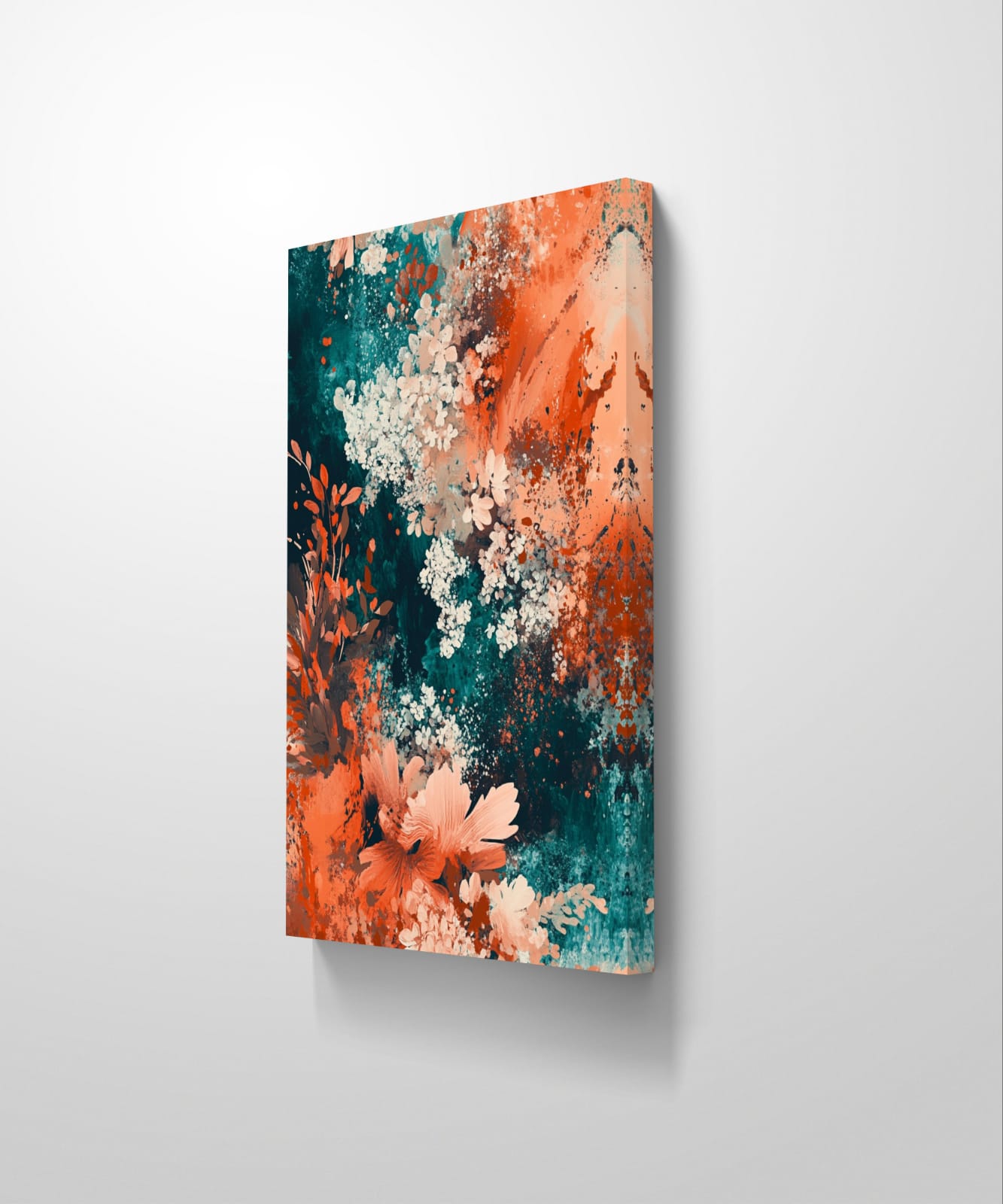 Colorful Contrasts Canvas Painting