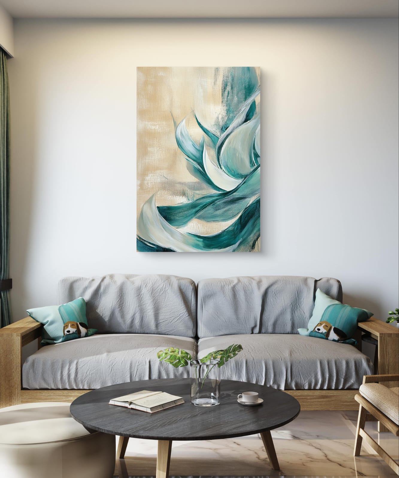 Flowing Harmony Canvas Painting