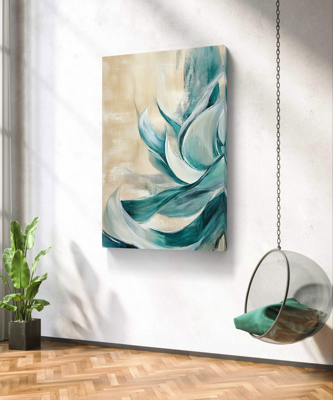 Flowing Harmony Canvas Painting