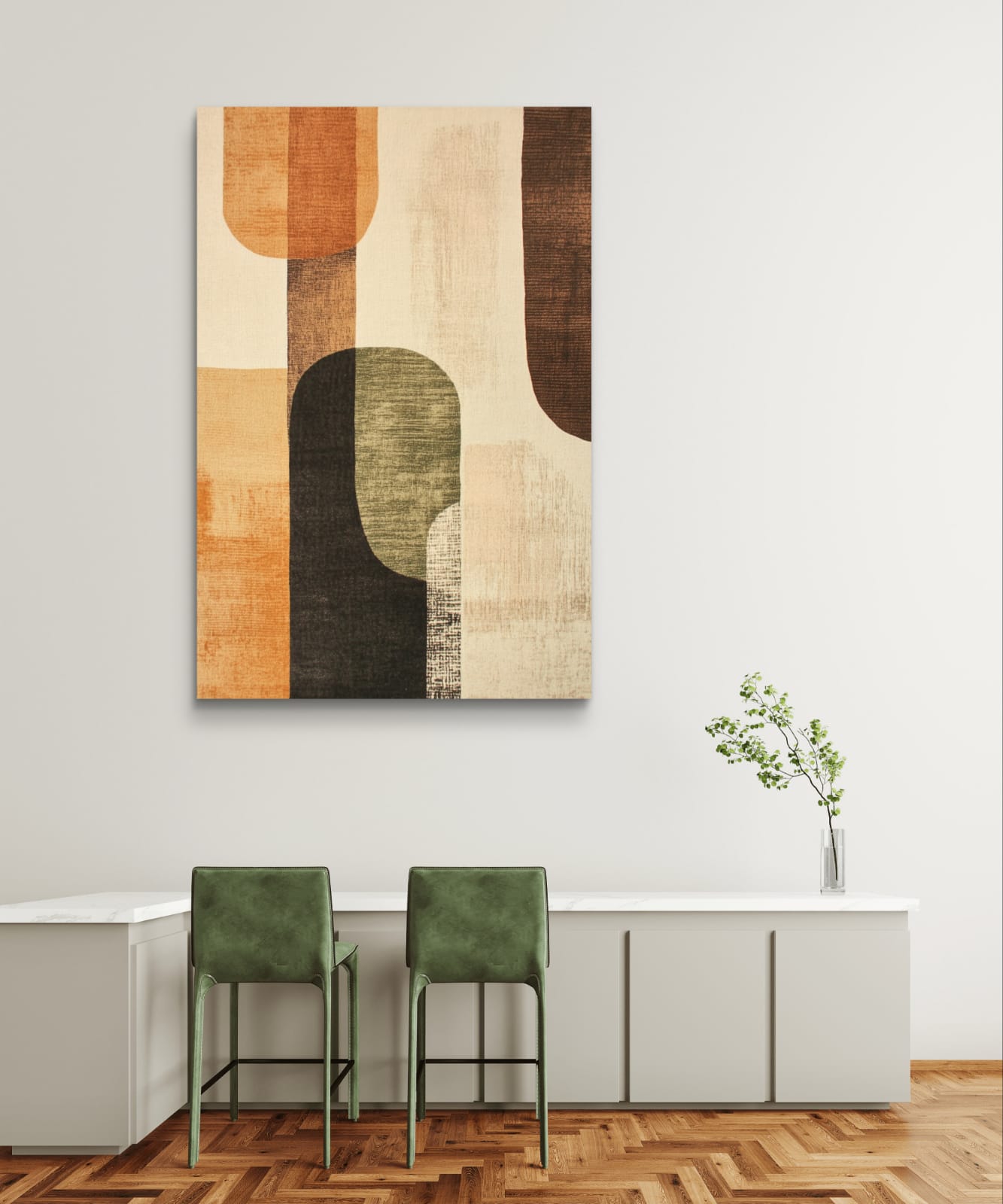 Tides of texture Canvas Painting