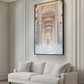 Pink City Palace Canvas Painting