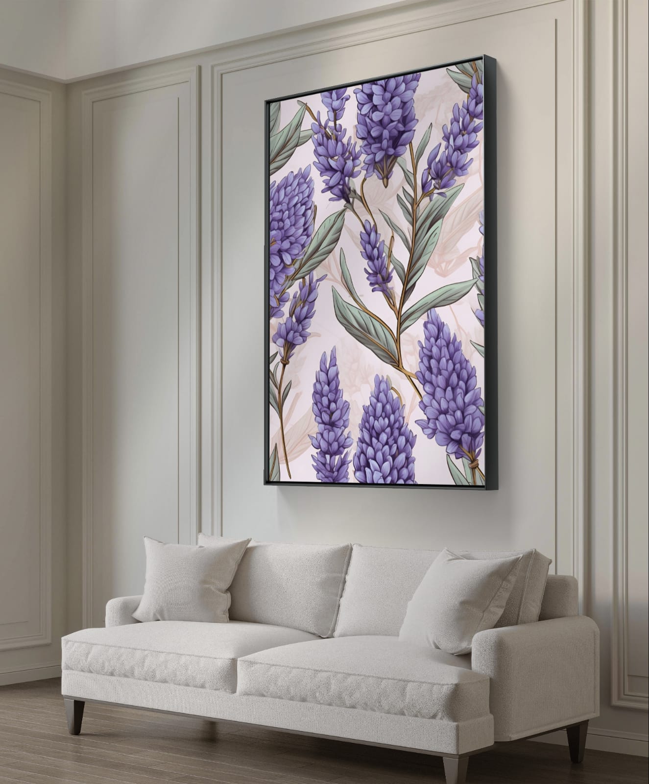 Lavender Haze Canvas Painting