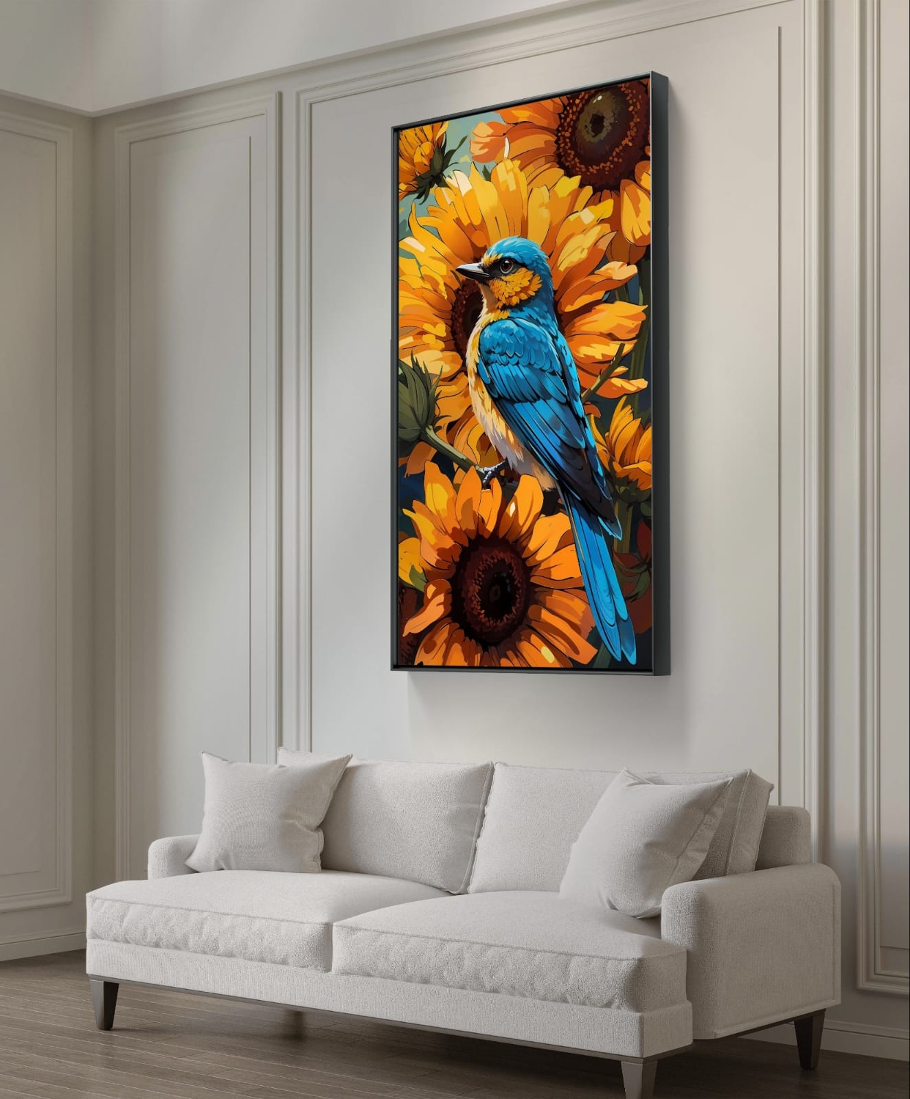 Bird's Eye View Canvas Painting